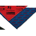Small Printed Triangle Pet Bandana w/ Hem Opening For Collar